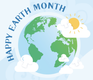 Earth Month graphic